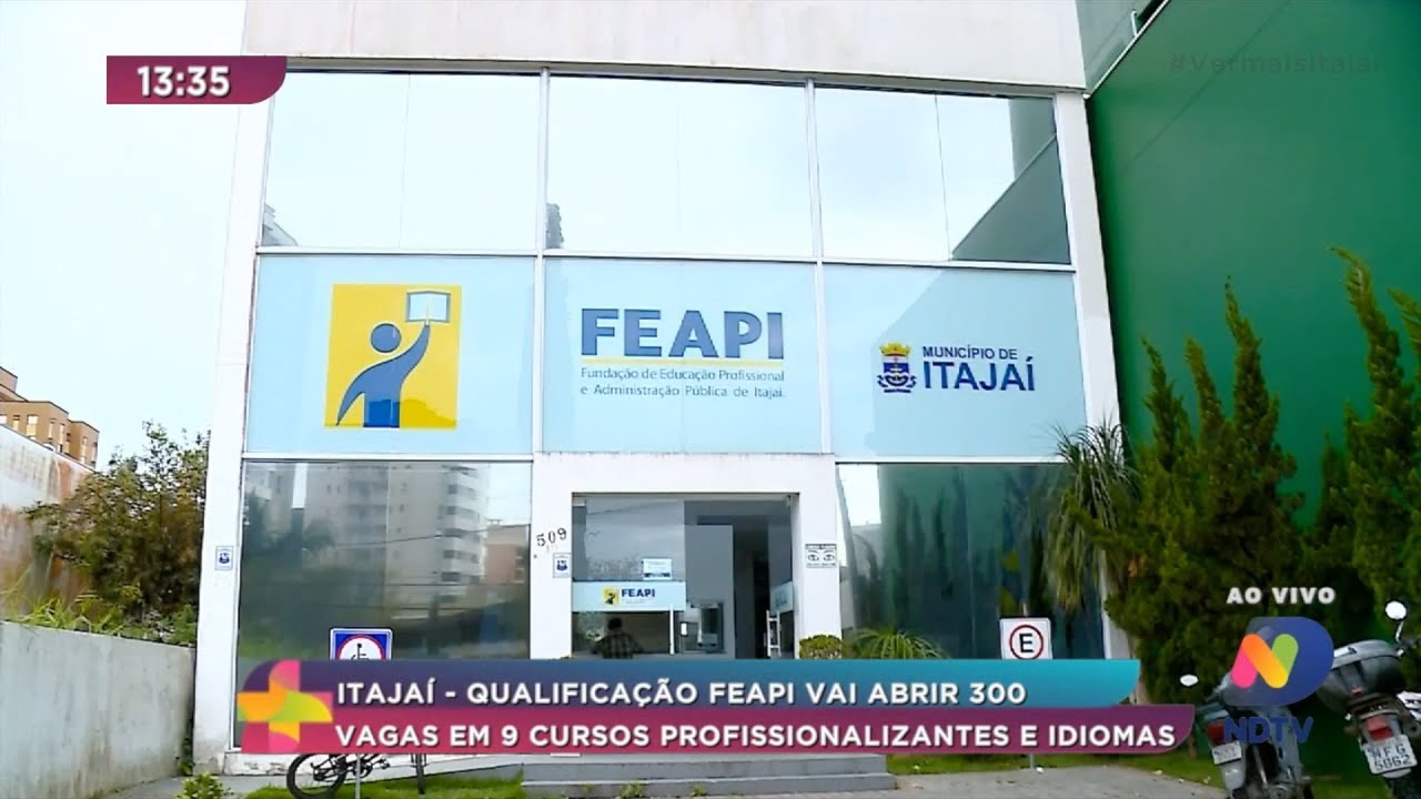 FEAPI de Itajaí vai abrir 300 vagas em 9 cursos profissionalizantes e ...