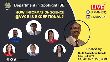 How ISE @ VVCE is exceptional? A dialouge with the Information Science & Engineering Family