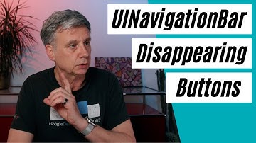 SwiftUI - Disappearing UINavigationBar Buttons