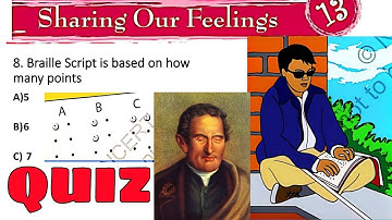 QUIZ (Test Yourself) / Sharing Our Feelings / Class-3 EVS / ncert chapter 13 MCQ Question answers