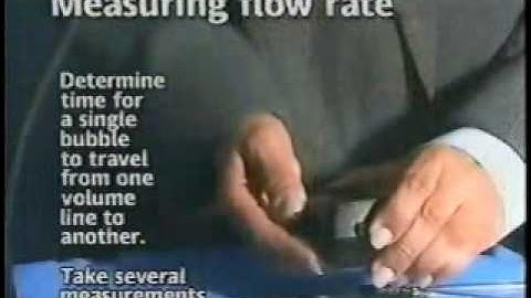 Pump Calibration And Sampling with Sorbent Tubes and a Film Flowmeter