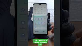 Como Agregar Funciones o Editar La Barra De Tareas De Un Samsung A32 #shorts #samsung