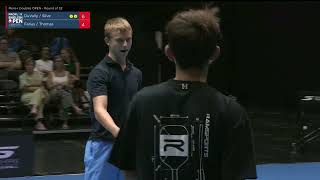 Connor DuVally & Julian Slive v Joey Farias & Martin Thomas   Mens+ Doubles OPEN   Round of 32