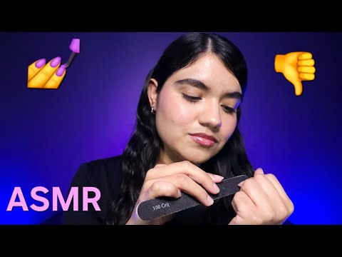 ASMR 💅 MANICURISTA te hace un PESIMO SERVICIO 👎Roleplay con CHICLE