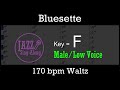 Bluesette - Backing Track with Intro + Lyrics in F (Male) - Jazz Sing-Along