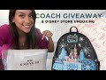 Coach Hangbag GIVEAWAY (CLOSED) + Disney Store / Loungefly Unboxing!