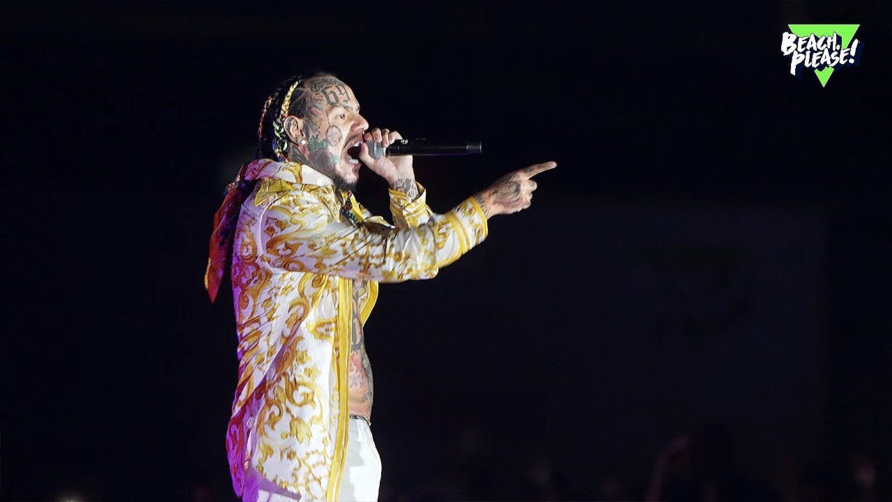 ミュージシャン riche Rapper @6ix9ine is wearing a Richard Mille RM 030 'Chandelier' in