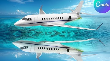 How to Create Realistic Water Reflection Effect in Canva