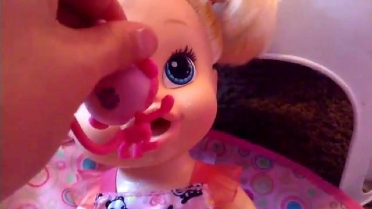 LILY THE BABY ALIVE THROWS UP!! YouTube