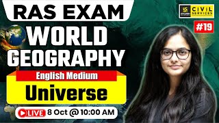 Indian Geography for RAS | Universe | English Medium | Kirti Ma&#39;am
