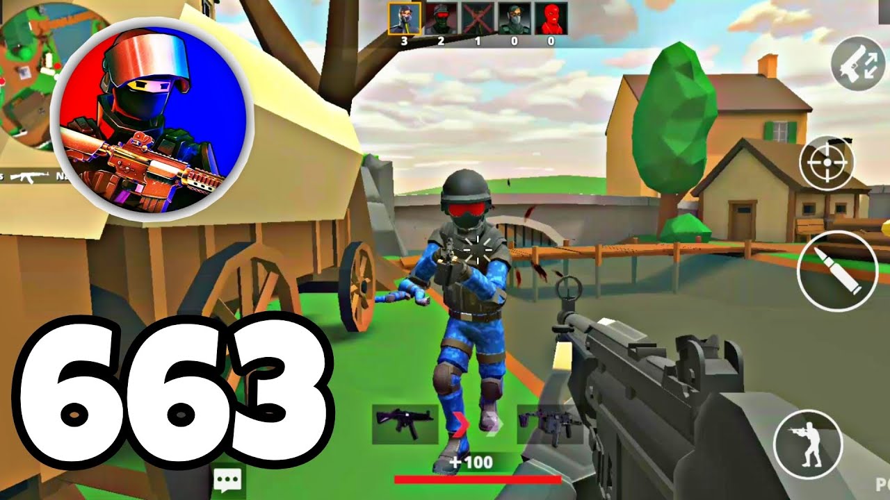 SATISFYING GUN GAME EVER POLYWAR 3D FPS ONLINE SHOOTER GAMEPLAY #4k #polywarlssplays5723