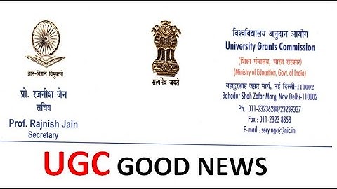 UGC NEW PUBLIC NOTICE (GOOD NEWS)