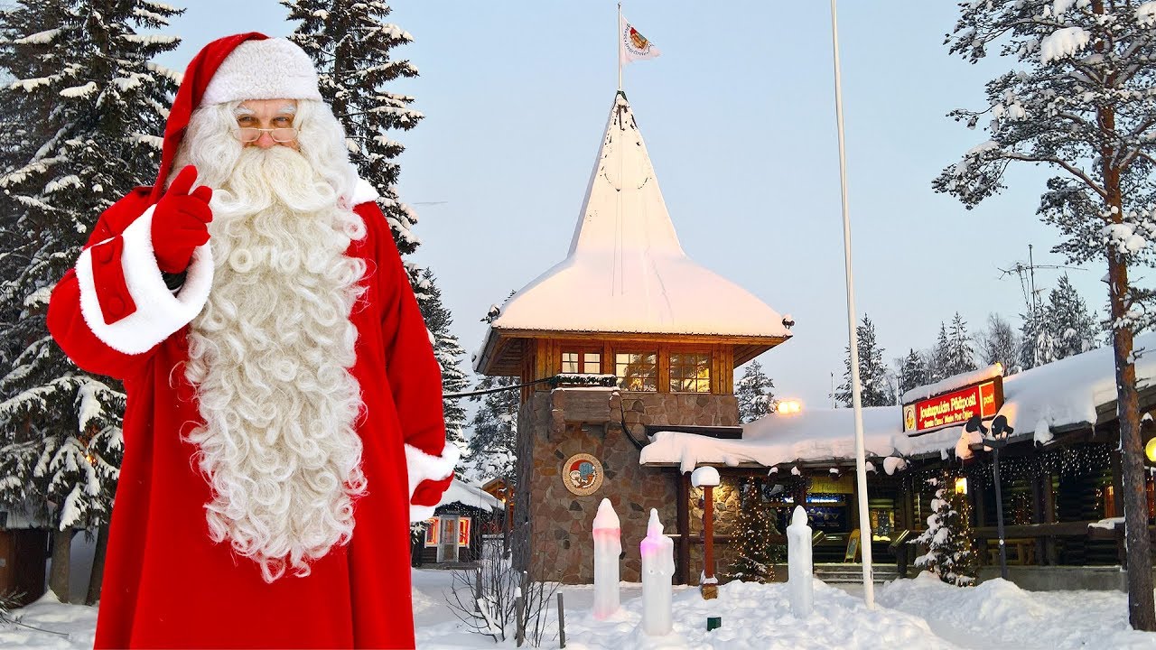Villaggio Babbo Natale Polo Nord.Introduzione Villaggio Di Babbo Natale Santa Claus A Rovaniemi In Lapponia Video Per Famiglie Youtube