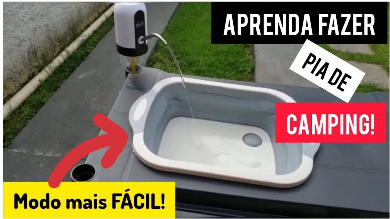 🛑PIA PORTÁTIL FÁCIL e PRÁTICA pra acampamento e ÍTENS que NÃO podem faltar