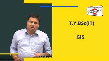 T.Y.B.Sc(IT) Sem  VI-  Principles of Geographic Information Systems (GIS)   Regular -Online  Lecture