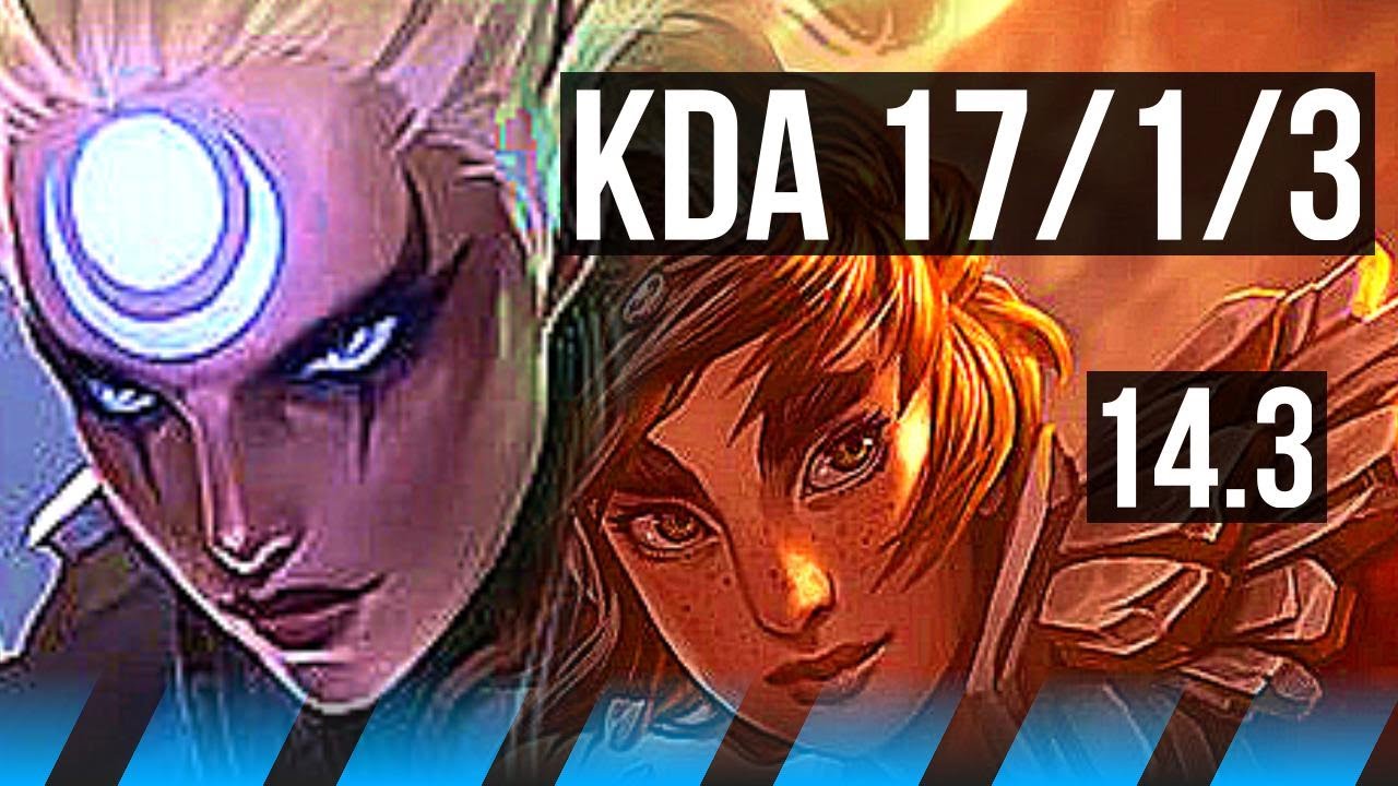 DIANA vs TALIYAH (MID) | 17/1/3, Legendary, 7 solo kills, 300+ games ...