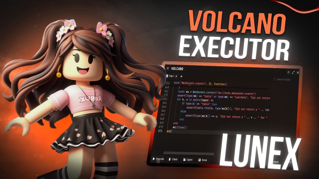 Volcano Executor [Menu] | Roblox Executor [Free 2025] | Volcano Executor x Roblox Executor