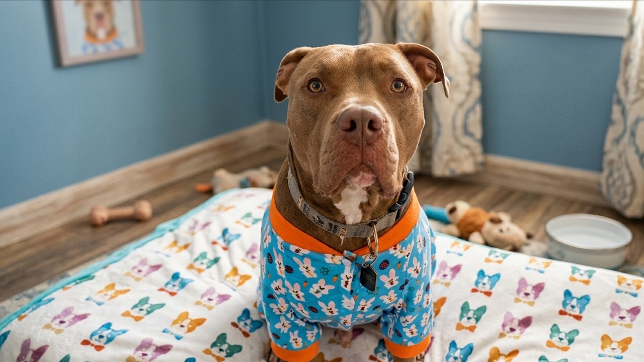 180lb Pit Bull REFUSES to Leave His Owner's Side — What the Camera