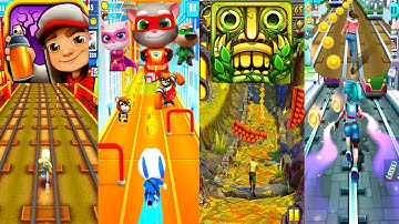 Subway Surfers vs Temple Run 2 vs Sonic Dash vs Talking Tom Hero Dash 🔥| Ultimate Gameplay Review!