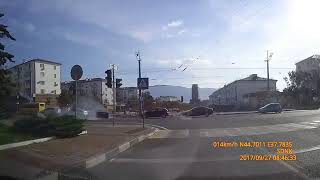 Авария с пятью машинами в Новороссийске