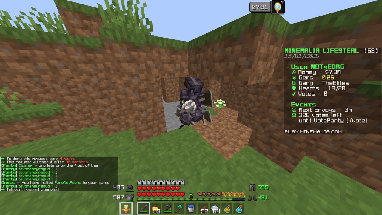 MINEMALIA LIFESTEAL in 2026