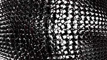 Reflective Sphere Passing Through The Middle - Element 3D Animation