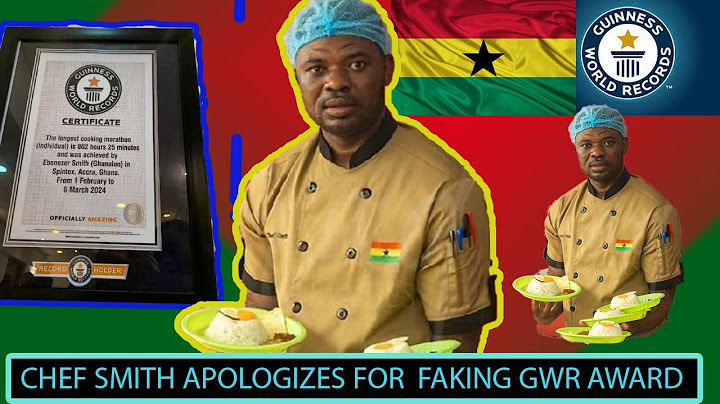 Scammer-thon. Chef Smith Apologizes for his Fake Cookathon Award, Begs For Mercy.