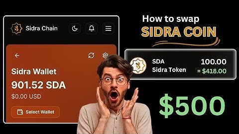 🔥 Sidra Airdrop Withdrawal UPDATE – How To Swap Sidra Token Instantly (Full Step-by-Step Guide!)