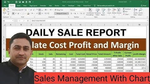 How to Manage Your Sales in Excel | Sales Management With Chart In Excel | Excel Chart Kaise Banaye 