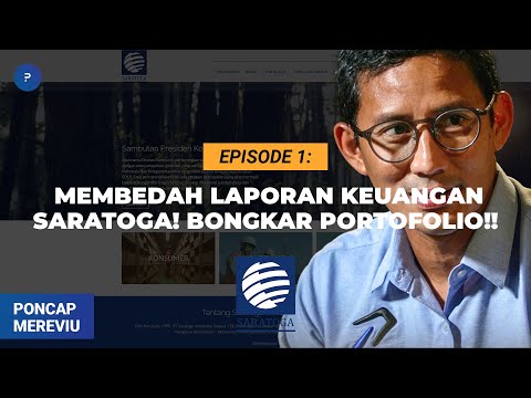 Poncap Mereviu #1 - BONGKAR USAHA SANDIAGA UNO! PATUT KITA KOLEKSI KAH? $SRTG #SARATOGA