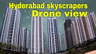 #Hyderabad #skyscrapers │ Tallest building in Hyderabad │ #Mavicmini drone footage