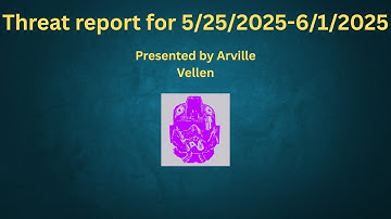 Threat report 5/25/2025-6/1/2025