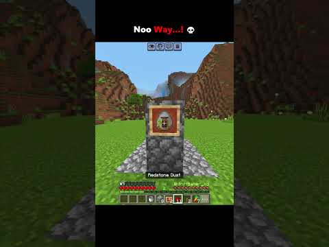 No Way...! #minecraft #shorts