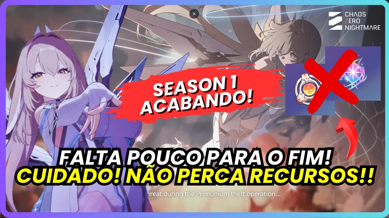 🚨 ÚLTIMA CHANCE! | Faça ISSO antes da Season 1 acabar! | CHAOS ZERO NIGHTMARE