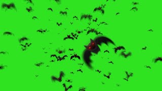 ЛУЧШИЕ 8 летучих мышей переходной анимации зеленый экран || Автор: Green Pedia