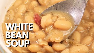 How to Make White Bean Soup For One
