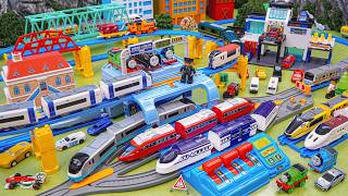 Plarail Shinkansen ☆ Construction Takara Tomy Plarail Mega Station Building & Modern Subway System