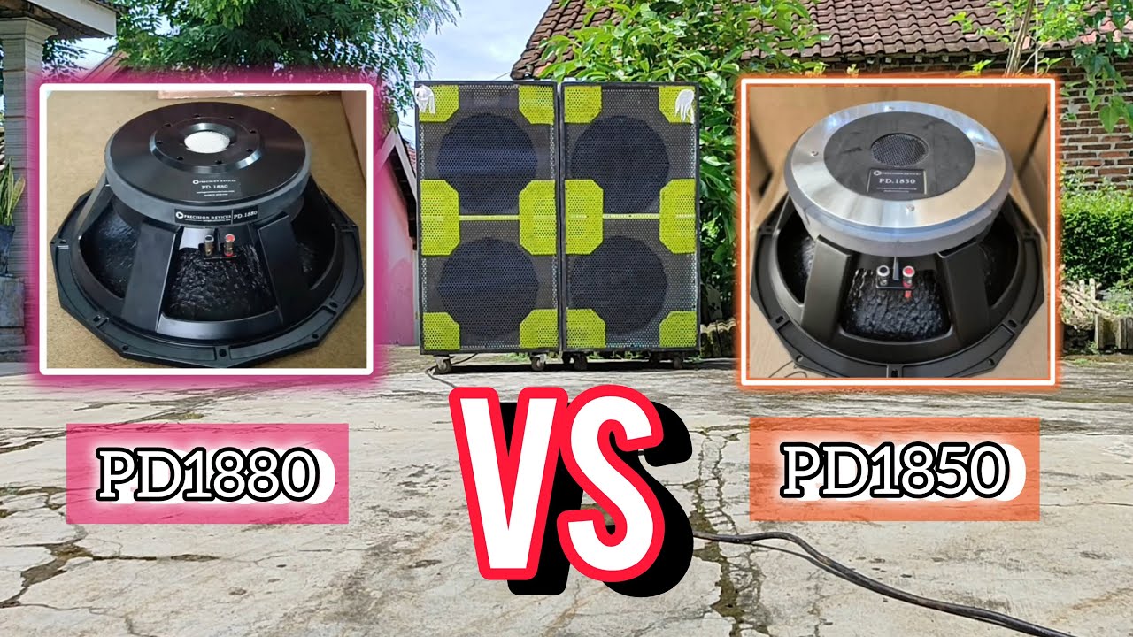SPEAKER PD1850 VS PD1880