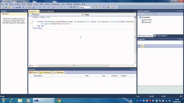 Comments in Source Code Visual Basic 2010