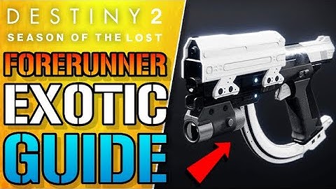 Destiny 2: FORERUNNER Exotic Sidearm! FULL Quest Guide! How To Get It (30th Anniversary)