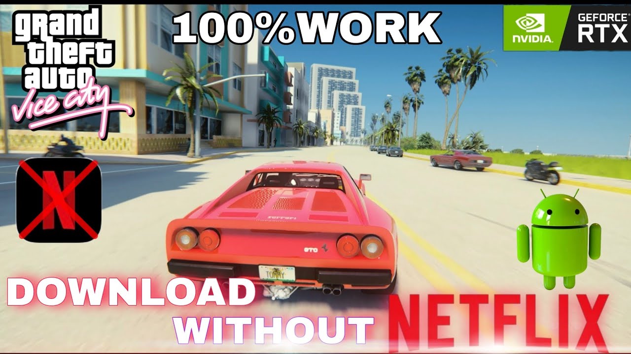 😍HOW TO  DOWNLOAD GTA VICE CITY DEFINITIVE EDITION IN ANDROID || WITHOUT NETFLIX SUBSCRIPTION | 2024