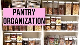 HOW I ORGANIZED MY PANTRY l  CLEAN AND DECLUTTER WITH ME  l IDEAS lABBY