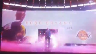 KOBE BRYANT INTRO 2016 NBA ALL STAR GAME