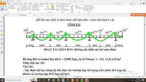 SAP2000 - DẦM LIÊN TỤC