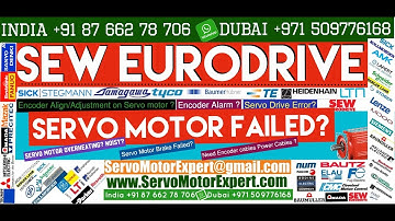 SEW Eurodrive Euro Drive CNC servo drive failure causes, Servo motor encoder problems,Alignment