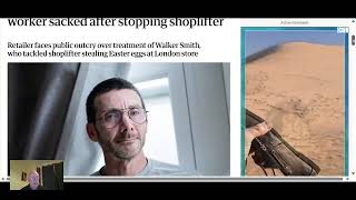 1182 UK News Today: Guardian Headlines + Waitrose Employee Fired for Tackling Shoplifter