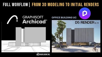 ✨ Full Workflow | Archicad 28 to D5 Render 2.11 – 3D Modeling, Initial Renders & AI Post-Processing