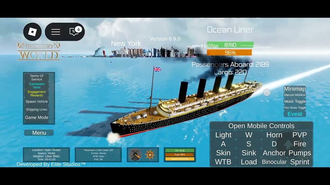 Sinking of rms lusitania close to Capetown