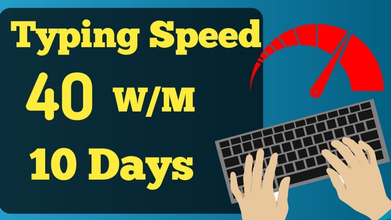 मात्र 10 दिन में दोगुनी टाईपिंग स्पीड। How to Increase Typing Speed ...