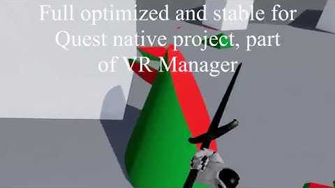 Oculus Quest Native Project, VR Manager UE4